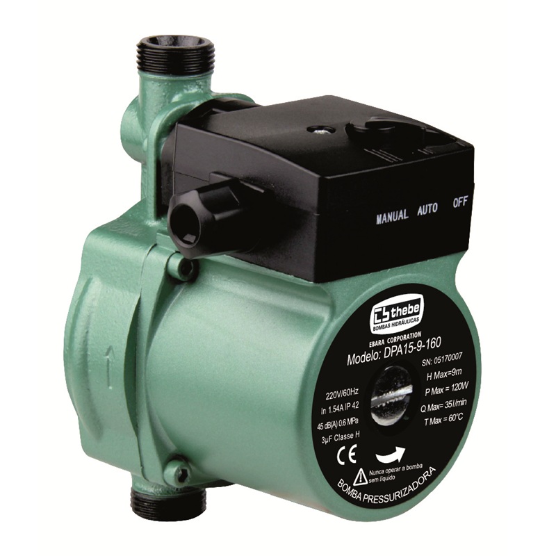 DPA15-9-160 ELECTROBOMBA EBARA 0,16HP 110v 3/4”x 3/4”