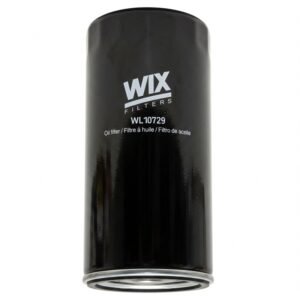 Filtro de aceite WIX WL10729 equivalente a Baldwin B7030, Donaldson P550367, Fleetguard LF3883, Partmo A408SP y Premium Filters OLP145 para motores diésel International.