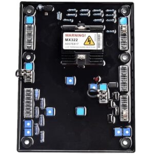AVR MX322 regulador automático de voltaje compatible con alternadores Stamford y sistema PMG.