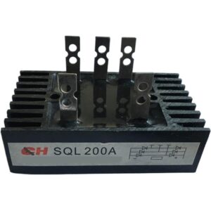 Diodo rectificador trifásico SQL200A de 1200V para plantas eléctricas, alternadores y equipos industriales.